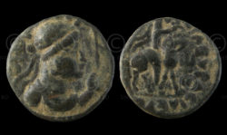Kushan coin C253A. King Vima Takto. Gandhara.