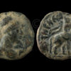 Kushan coin C253E. King Vima Takto. Gandhara.