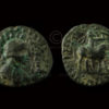 Kushan coin C262H. King Vima Takto. Gandhara.