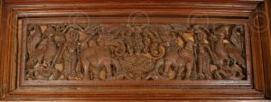 Chettinad door 08MT9. Teak wood. Chettinad, Southern India.