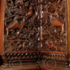 Indian door 08MT2. Teak and rose wood. Andhra Pradesh, Southern India.