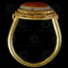 Eye gold ring R219. Afghanistan.