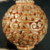 Engraved Buddhist beads BD121E. Handmade in Nepal.