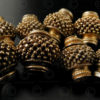 Tamil gold beads BD114A. Tamil Nadu, Southern India.