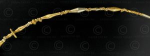 Pyu gold necklace 454. Burma and Thailand.