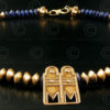 Gold and lapis necklace 247. Designed by François Villaret.