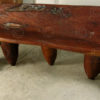 Rustic bench FV52. Country style. Oakwood burl top