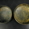 Small bronze dishes IN651CD.Kerala state, Southern India.