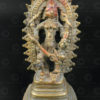 Durga bronze tribal 16N44. état du Madhya Pradesh, Inde centrale.