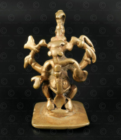 Ganesh bronze A245A. Etat du Maharashtra, Inde du sud.