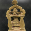 Bronze seated Ganesh 16N5. Maharashtra state, South India.