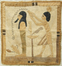Egyptian revival tapestry 12UZ09C. Purchased in the Levant in the 1920s.
