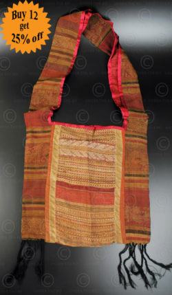 Silk weaving monk bag LA6D. Thailand.