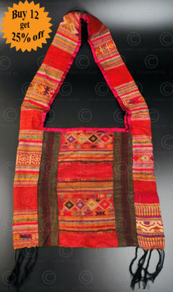 Silk weaving monk bag LA6F. Thailand.