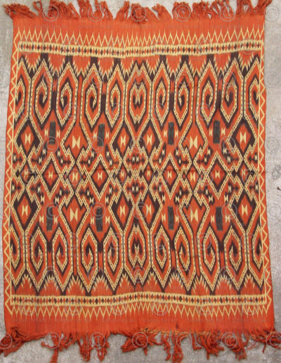 Toraja ikat blanket ID28E. Toraja culture, Central Sulawesi island, Indonesia.