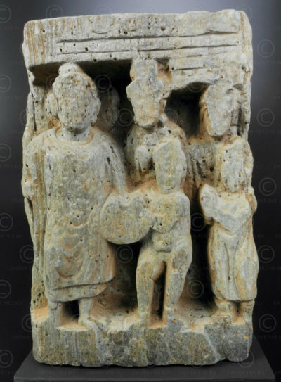 Fragment de frise Gandhara PK219B. La vallée de Swat, Pakistan.