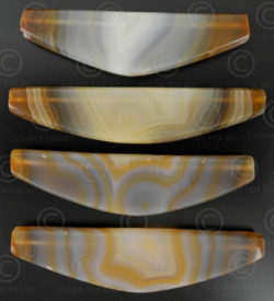 Bow banded agates 13SH23B. Northern Afghanistan.
