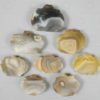 Perles et pendants agates à bandes BD76A, Bactriane, Afghanistan.