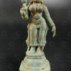 Bronze Lakshmi au lotus 16N1. Etat du Tamil Nadu, Inde du sud.