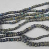 Borneo blue glass trade beads BD256. Western Kalimantan, Indonesia.