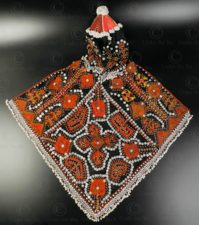 Kohistan girl's hat KO97. Tribal areas, Kohistan, Northern Pakistan.