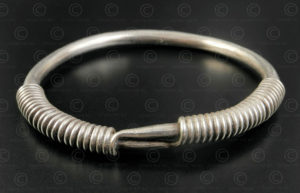 Hmong silver bracelet B229. Hmong minority, Northern Laos.