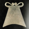 Hmong engraved silver amulet P210. Blue Hmong minority, Northern Laos.