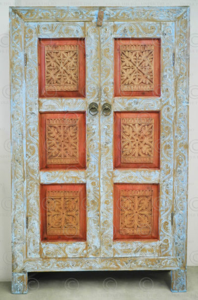 Swat painted cupboard 17F55A. Swat valley, Northern Pakistan.