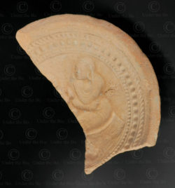 Terracotta moult fragment PK236. Found in the Mardan region, Northern Pakistan.
