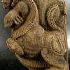 Pair of lions brackets 09SV3. Tamil Nadu state, Southern India.
