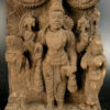 Kerala Vishnu panel 08LN6A. Kerala state, Southern India.