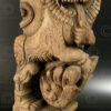 Wooden lion bracket 09V1A. Tamil Nadu state, Southern India.