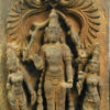 Panneau Harihara de char de temple IN690. État du Tamil Nadu, Inde du sud.