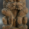 Small lion post IN564. Tamil Nadu state, Southern India.