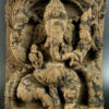 Three temple chariot panels 08LN11. Tamil Nadu state, Southern India.