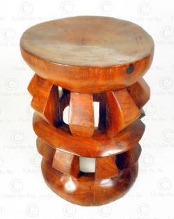 Cameroon style stool 18FV-S7. Made at Under the Bo workshop.