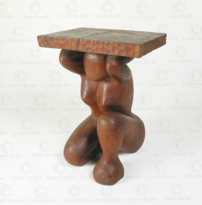 Modigliani Caryatid stool FV119B. Made at Under the Bo workshop.