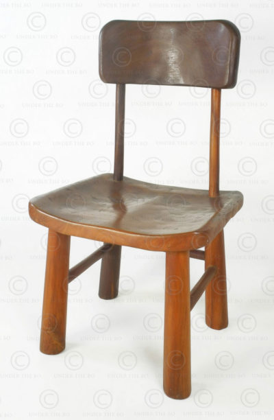 Organic chair FV160A. Made at Under the Bo workshop. François Villaret design.
