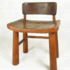Organic chair FV160B. Made at Under the Bo workshop. François Villaret design.