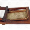 Folding chair C21-98. Rose wood and woven rattan. Southern India