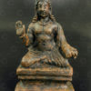 Bodhisattva Gandhara bronze PK252. Ancien royaume bouddhiste de Gandhara, trouvé dans la vallée de Swat, nord du Pakistan.