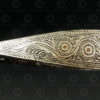 Silver inlaid betelnut cutter IN691. Deccan region, North-eastern part of Karnataka state, South India.