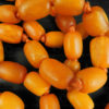 Antique amber rosary BD299. India.