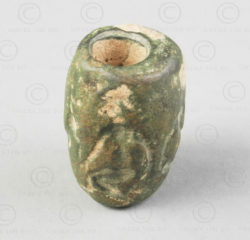 Bactrian bronze bead 13SH37Q. North Afghanistan, ancient kingdom of Bactria.