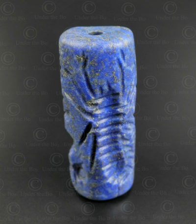 Sasanian lapis roll seal BD294A. Afghanistan. Sassanid empire (AD 224-642).