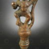 Two bronze ritual spoons 16P65B. Karnataka state, Southern India.