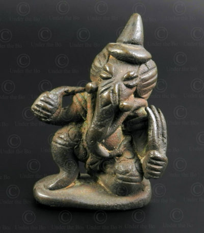 Lao bronze Ganesha LA25A. Laos.