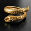 Bague serpent or R304. Artisanat contemporain du nord de l'Inde.