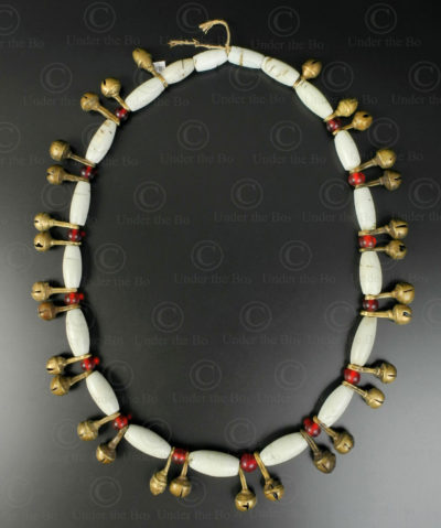 Collier Naga NA216B. Minorité Ao ou Konyak. Etat du Nagaland, Nord-est de l'Inde.