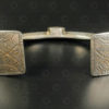 Indian tribal silver bracelet B240. Gujarat, North-Western India.